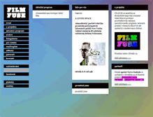 Tablet Screenshot of filmfuse.cz